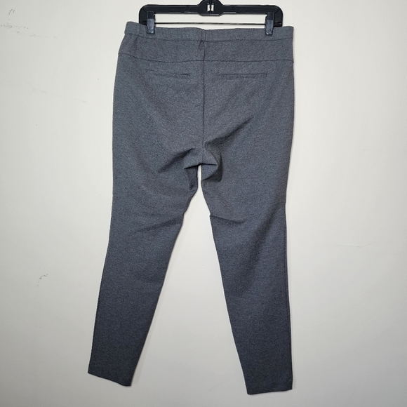 Paraphrase Heavy Work Legging Fake Pockets Zipper Ankles Size 12 - Picture 2 of 6